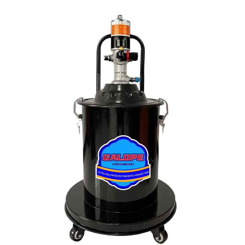 12L 20L 35L 40L 45L Barrel Air Operated Grease Lubricator Auto Pneumatic Grease Pumps Gun Movable High Pressure Air Grease Pump