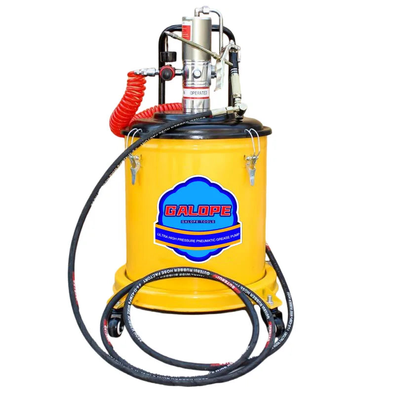20KG 35L Large Capacity High Pressure Heavy Duty Grease Bucket Pump Air Operated Grease Pumps Gun