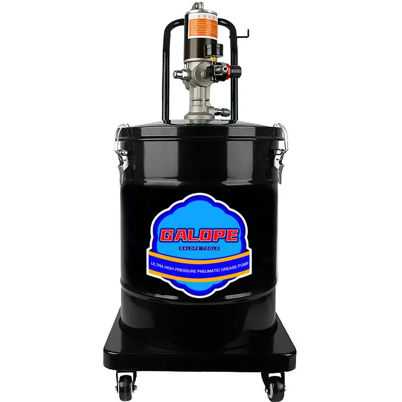 12L 20L 35L 40L 45L Barrel Air Operated Grease Lubricator Auto Pneumatic Grease Pumps Gun Movable High Pressure Air Grease Pump